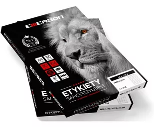 Emerson Etykiety CD 118x118 białe (100) - Etykiety samoprzylepne i bloki etykiet - miniaturka - grafika 1