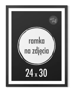 Ramka na zdjęcia 24x30 cm Foto Ramki 30x24 czarna - Ramki na zdjęcia Ramka na zdjęcia 24x30 cm Foto Ramki 30x24 czarna - Ramki na zdjęcia - miniaturka - grafika 1