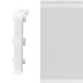 Listwy przypodłogowe - Arbiton Łącznik do listwy MACK (1 sztuka) biały mat - miniaturka - grafika 1
