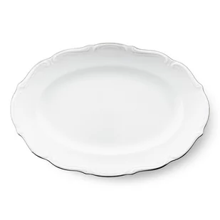 Półmisek owalny 33 cm Maria Teresa Platynowa Linia G237 - Miski i półmiski - miniaturka - grafika 1