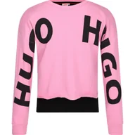 Bluzy dla dziewczynek - HUGO KIDS Bluza | Regular Fit - miniaturka - grafika 1