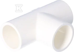 Trójnik równoprzelotowy KW/KW/KW PVC-U 3/4" - Łączniki, trójniki, kształtki - miniaturka - grafika 1
