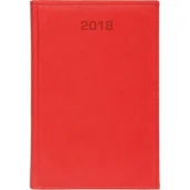 Kalendarze - VIVELLA Ksi$281żkowy A4 dzienny 2018 - czerwony - miniaturka - grafika 1