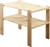 Szafy i regały magazynowe - Wamar-Sosenka MAXI Regał Drewniany 64x80x50 cm 3 Półki ażurowe Surowy Drewno sosnowe Naturalny MAXI-2MA+ - miniaturka - grafika 1