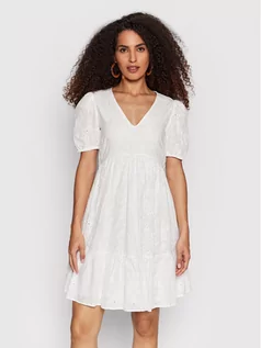 Sukienki - Vila Sukienka letnia Imina 14075061 Biały Regular Fit - grafika 1