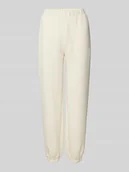 Spodnie damskie - Spodnie dresowe o kroju relaxed fit z elastycznym pasem model ‘SIFFY’ - miniaturka - grafika 1