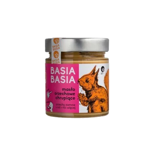 Alpi Smaki Masło orzechowe chrupiące Basia Basia 210 g BASIAMASLOCHR - Słodkie kremy i masła - miniaturka - grafika 2