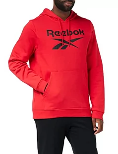 Reebok Męska bluza z logo, wektor czerwony/czarny, L, Vector Red/Black, L - Bluzy męskie - miniaturka - grafika 1