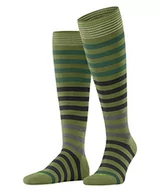 Skarpetki męskie - Burlington Mężczyźni Blackpool M KH Trwała Organiczna Bawełna długie z wzorem 1 Para, Zielony (Cactus 7684), 40-46 - miniaturka - grafika 1