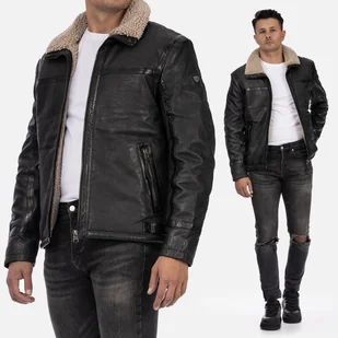 Kurtka Męska Mauritius Pilotka 1201-0746 Skóra Naturalna Czarna Czarny 3XL - Kurtki męskie Kurtka Męska Mauritius Pilotka 1201-0746 Skóra Naturalna Czarna Czarny 3XL - Kurtki męskie - miniaturka - grafika 1