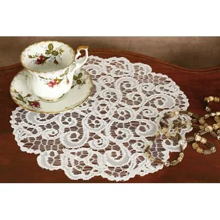 Serwetka żakardowa okrągła 30 x 30 - Obrusy i serwetki - miniaturka - grafika 1