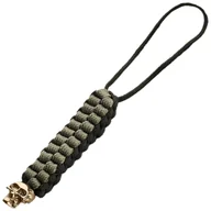 Akcesoria do noży - Przywieszka do noża M-Tac Cuboid Skull Black/Grey paracord (TMLCS-BKGR) - miniaturka - grafika 1