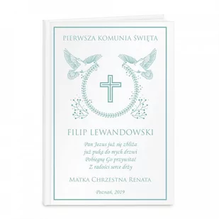 Murrano Biblia Dla Dzieci Nadruk Wieniec Komunia Święta KZ-BIB-M-005 - Pamiątka Pierwszej Komunii Świętej - miniaturka - grafika 1
