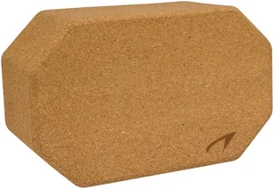Avento ekologicznie naturalnego korka blok do jogi, brązowy, One Size 41WP - Pozostały sprzęt i akcesoria do ćwiczeń - miniaturka - grafika 1