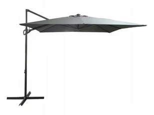 Duży Solidny Rozkładany Regulowany Parasol Ogrodowy 250Cm Seattle C. Szary - Parasole ogrodowe - miniaturka - grafika 1