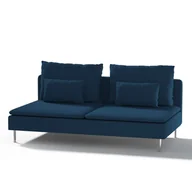 Pokrowce na meble - Dekoria Pokrowiec na moduł Söderhamn 3-osobowy Ocean Blue morski niebieski) moduł Söderhamn 3-osobowy Cotton Panama 1006-702-30 - miniaturka - grafika 1