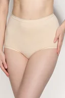 Majtki damskie - Majtki wysokie figi Mitex Lara beż - miniaturka - grafika 1