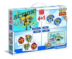 Clementoni 18058 Edukit 4 w 1 - Toy Story 4, wielokolorowe - Zabawki interaktywne dla dzieci - miniaturka - grafika 1