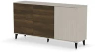 Komody - Komoda RANDOM 2 KM-1 160cm orzech/kaszmirowa HALMAR - miniaturka - grafika 1