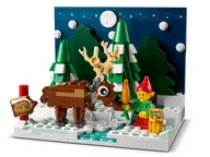 Klocki - LEGO Podwórko Świętego Mikołaja 40484 - miniaturka - grafika 1