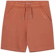 Spodenki damskie - Pepe Jeans Davide szorty chłopięce bermudy, Pomarańczowy (Squash Orange), 10 lat - miniaturka - grafika 1
