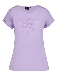 Koszulki sportowe damskie - Icepeak Koszulka funkcyjna "Anvis" w kolorze lawendowym - grafika 1
