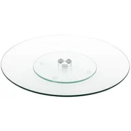 Tace i patery - Patera szklana obrotowa CAMILLE 30 cm - miniaturka - grafika 1