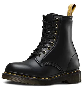 Dr. Martens Damskie wegańskie 1460 klasyczne kozaki, czarny, 44 EU - Kozaki damskie - miniaturka - grafika 1