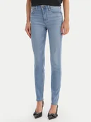 Spodnie damskie - Guess Jeans Jeansy W5YA92 D7043 Niebieski Slim Fit - miniaturka - grafika 1