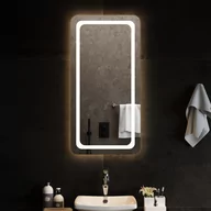 Lustra - vidaXL Lustro łazienkowe z LED, 50x100 cm - miniaturka - grafika 1