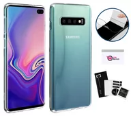 Etui i futerały do telefonów - Etui przezroczyste 1mm do Samsung Galaxy S10 Plus + folia hydrożelowa - miniaturka - grafika 1