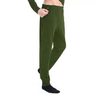 Spodnie narciarskie - Glovii spodnie ogrzewane rozm XL zielone GP1CXL - grafika 1