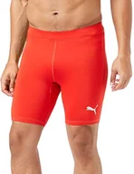 Spodnie męskie - Puma PUMA męskie spodnie ligi Base Layer Short Tight, czerwony, s 655924 01 - miniaturka - grafika 1