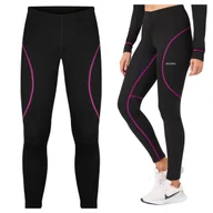 Spodnie narciarskie - Spodnie termoaktywne SILVER damskie RÓŻOWE Legginsy Termoaktywne Damskie L/XL Bielizna TERMO Odzież Termiczna Spodnie - miniaturka - grafika 1