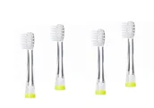 Końcówki do szczoteczek elektrycznych - Brush-Baby końcówki do szczoteczki sonicznej KidzSonic 3-6 lat 4szt. - miniaturka - grafika 1