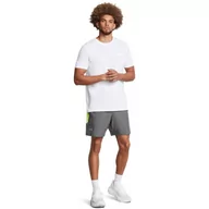 Spodnie sportowe męskie - Męskie spodenki treningowe Under Armour UA Launch Pro 2n1 7'' Shorts - szare - UNDER ARMOUR - miniaturka - grafika 1