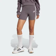 Spodnie sportowe damskie - Szorty Essentials 3-Stripes High Waisted Biker - miniaturka - grafika 1