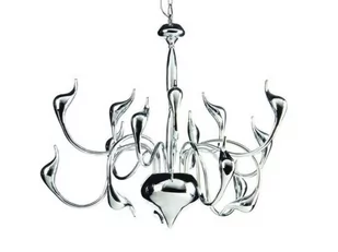 Azzardo Lampa wisząca SNAKE 2 MP 6230-15 Chrom (MP 6230-15 CHROME metal chrome) - Lampy sufitowe - miniaturka - grafika 1
