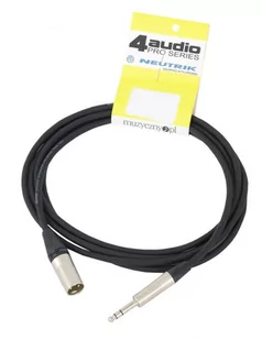 Neutrik 4audio 4Audio MIC2022 PRO 1,5m przewód symetryczny XLRm TRS - Inne akcesoria muzyczne - miniaturka - grafika 1