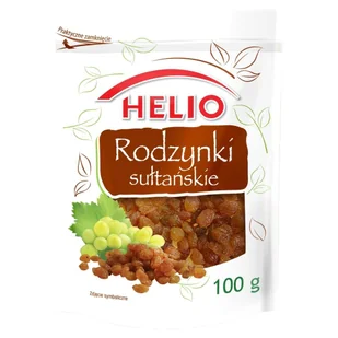 Helio RODZYNKI SUŁTŃSKIE 100 G 97265292 - Bakalie - miniaturka - grafika 1