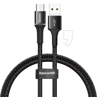 Baseus Baseus Kabel Baseus Halo CAMGH-A01 (USB - Micro USB ; 0,50m; kolor czarny) 2_246629 - Kable komputerowe i do monitorów - miniaturka - grafika 1