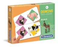 Gry planszowe - Clementoni Domino Zwierzęta na farmie - miniaturka - grafika 1