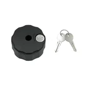 Akcesoria do bagażników dachowych - Gałka z zamkiem do mocowania roweru do platformy - miniaturka - grafika 1