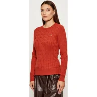 Swetry damskie - Gant Sweter Slim Fit stretch - miniaturka - grafika 1