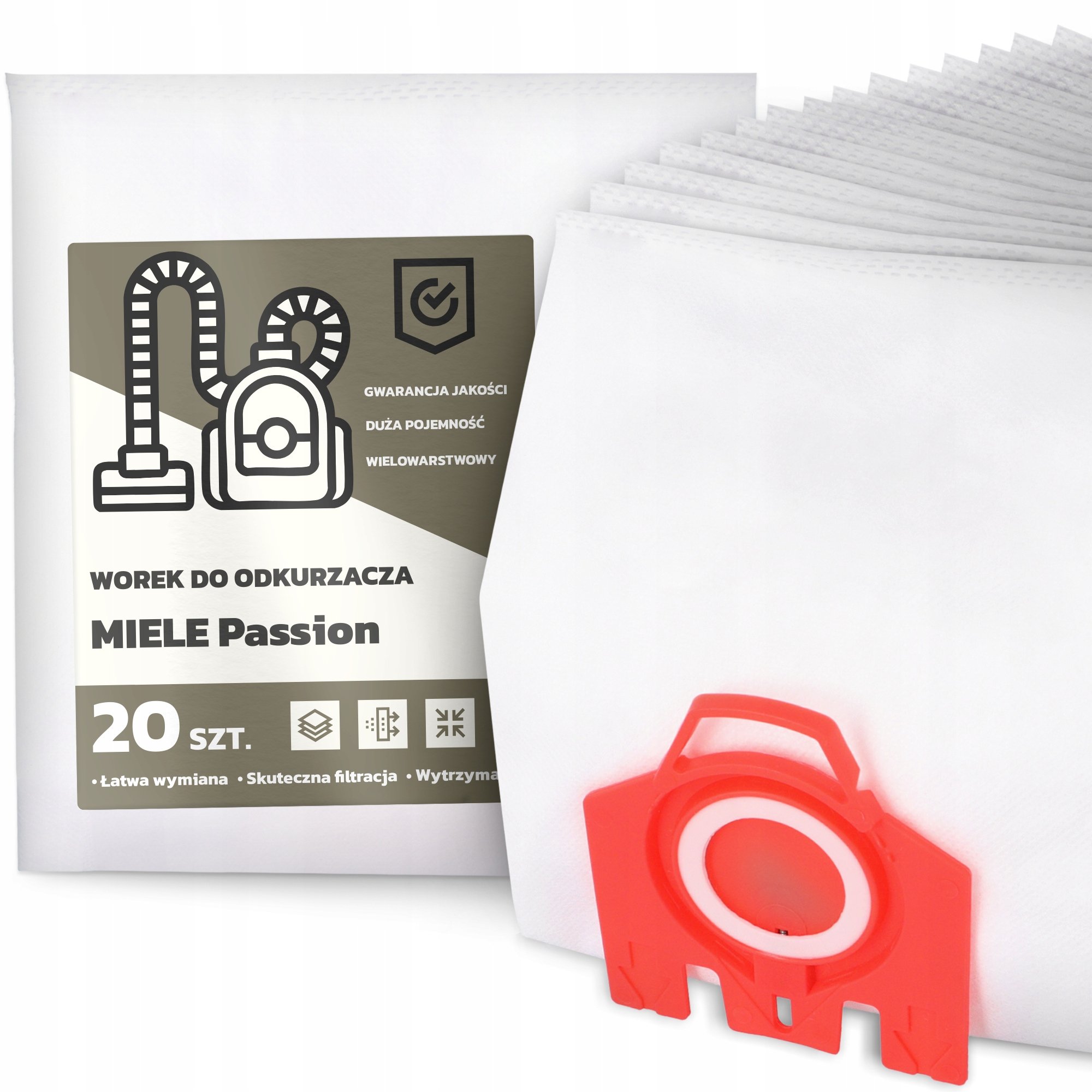 20x Worek do Odkurzacza Miele Passion Syntetyczny Duży Mocny Torba Worki G9