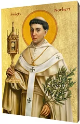 Ikona święty Norbert - Ikony i obrazy sakralne Ikona święty Norbert - Ikony i obrazy sakralne - miniaturka - grafika 1