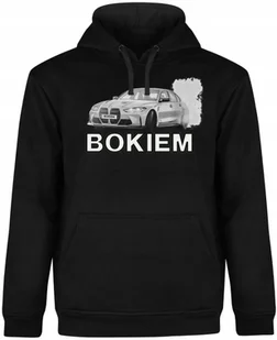 BLUZA MĘSKA Z KAPTUREM PREZENT BMW M3 MPOWER DRIFT CZARNA R-L A25 - Bluzy męskie - miniaturka - grafika 1