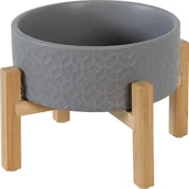 Miski dla psów - ZOLUX Miska ceramiczna KERAMO SOLO kol. szary 700 ml - miniaturka - grafika 1