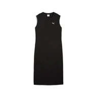 Sukienki - Damska Sukienka PUMA ESS DRESS 68564301 – Czarny - miniaturka - grafika 1