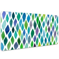 Podkładki na biurko - Mata z nadrukiem na biurko Kolorowe wzory 100x50 cm, Dywanomat - miniaturka - grafika 1